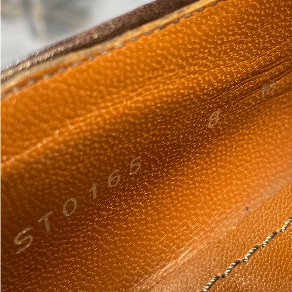 Louis Vuitton dress shoes loafers men brown leather tassel sz 8M made in italy - Picture 11 of 16